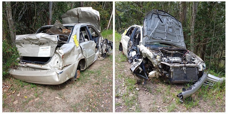 Imponded car ford laser